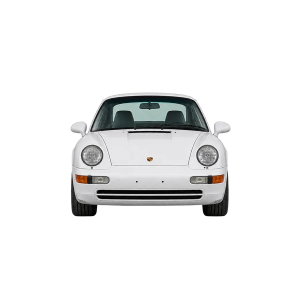 ホワイトの1996 Porsche 911（正面ビュー）