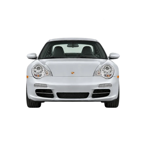 silver 2000 Porsche 911 front view