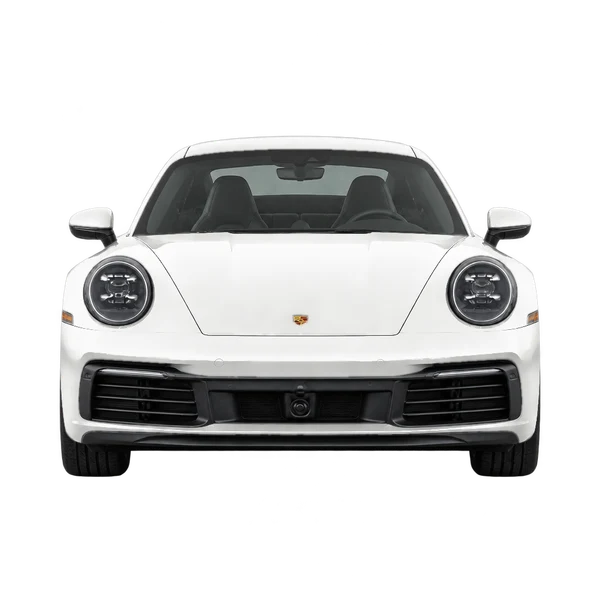Porsche 911 2024 en blanco, vista frontal
