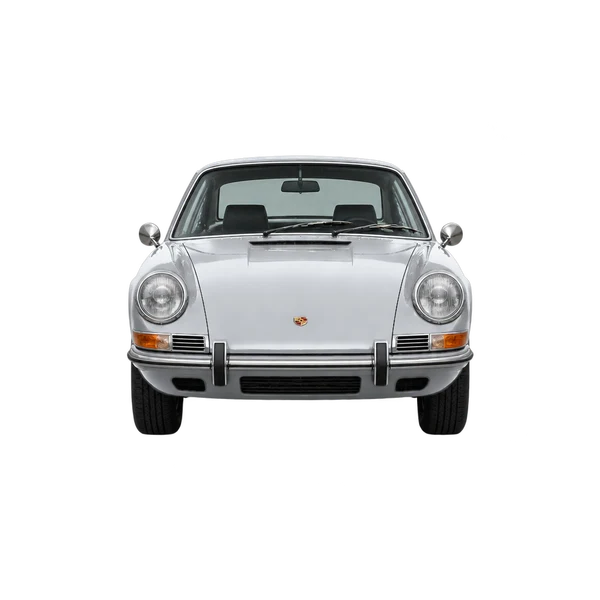 シルバーの2020 Porsche 912(正面ビュー)