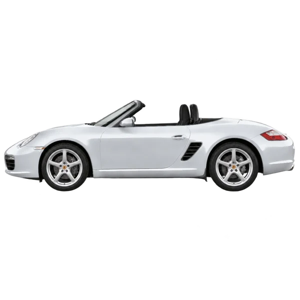 2006 Porsche Boxster in Silber, Ansicht: Seite (nach links gerichtet)