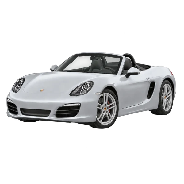 silver 2013 Porsche Boxster front three-quarter (facing left) view