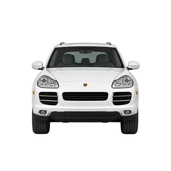 Porsche Cayenne 2009 blanc, vue avant