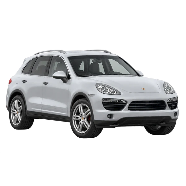 Porsche Cayenne 2016 argent, vue trois-quarts avant (orienté vers la gauche)