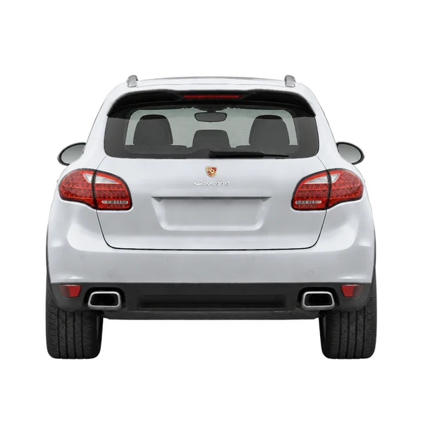 Porsche Cayenne 2016 argent, vue arrière