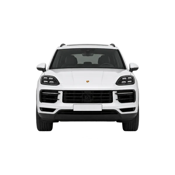 Porsche Cayenne 2026 en blanco, vista frontal