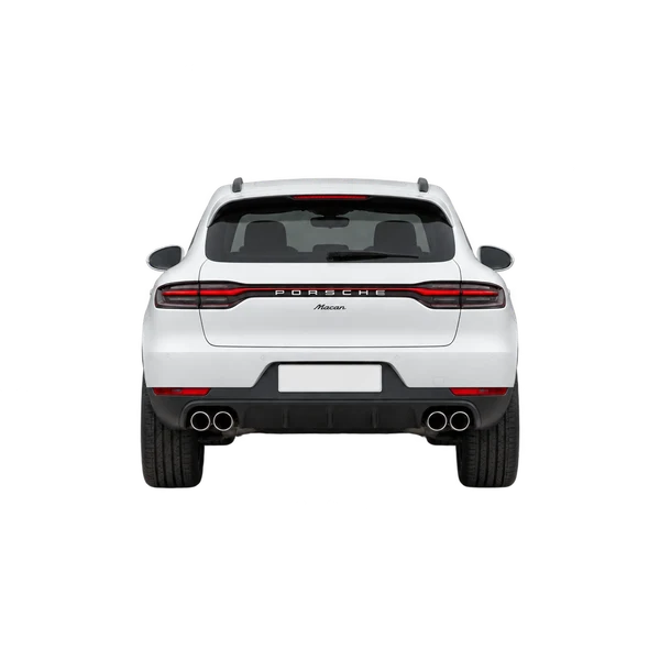 2021 Porsche Macan in weiß, Ansicht: Heck