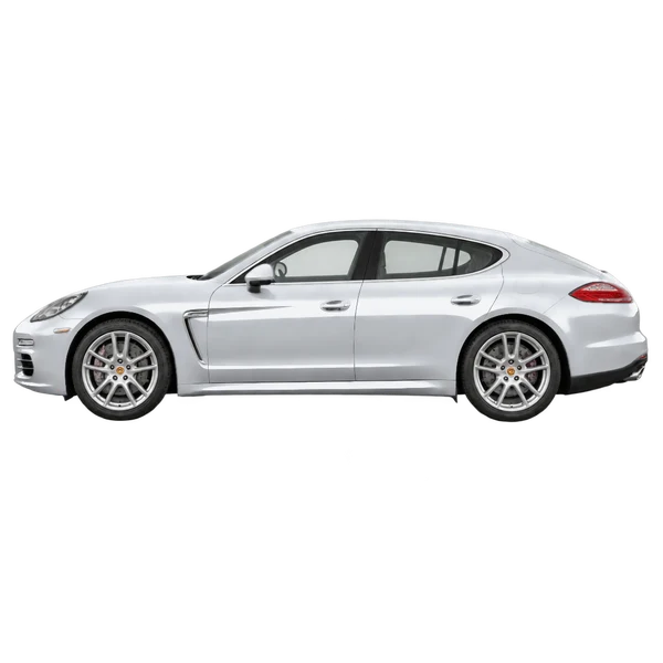 Porsche Panamera 2016 prata, vista lateral (voltada para a esquerda)