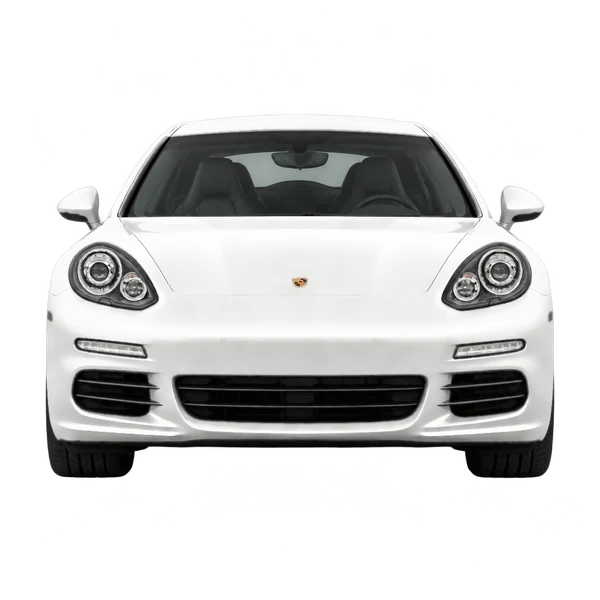 Porsche Panamera 2016 branco, vista frente