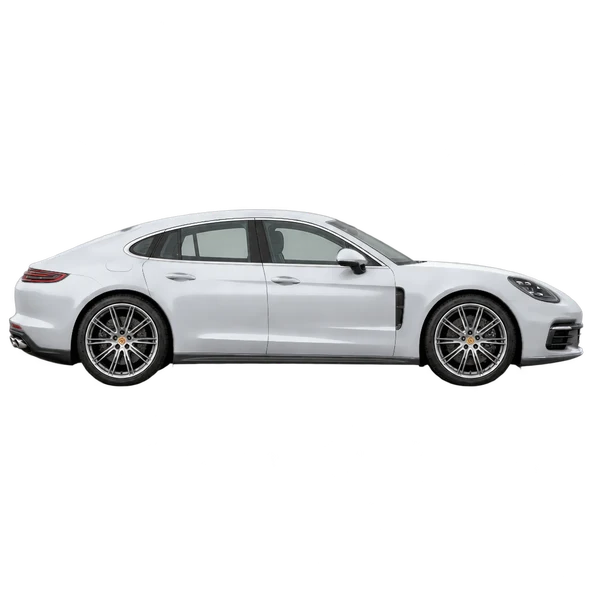 2026 Porsche Panamera in Silber, Ansicht: Seite (nach rechts gewandt)