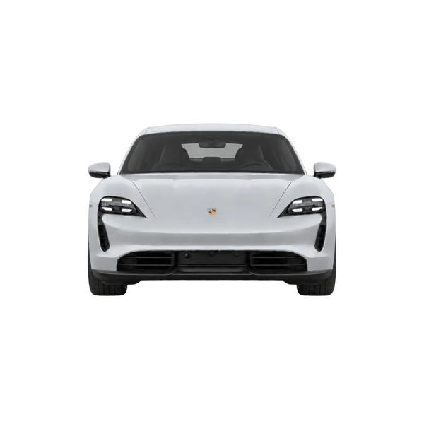 2026 Porsche Taycan 4S in Silber, Ansicht: Front