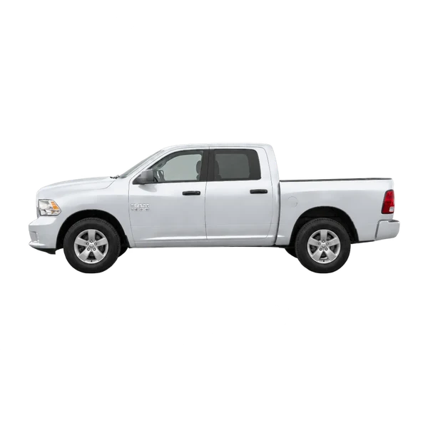 Ram 1500 Classic 2WD 2022 en plateado, vista lateral (mirando a la izquierda)