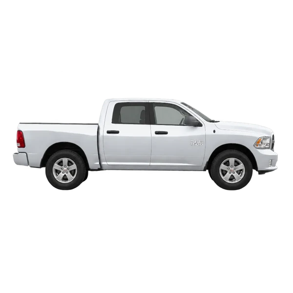 Ram 1500 Classic 2WD 2022 en plateado, vista lateral (hacia la derecha)