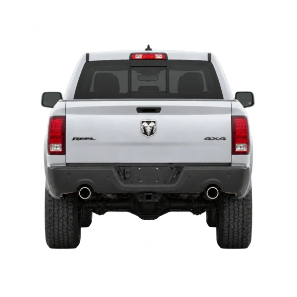 2016 Ram 1500 Rebel in Silber, Ansicht: Heck