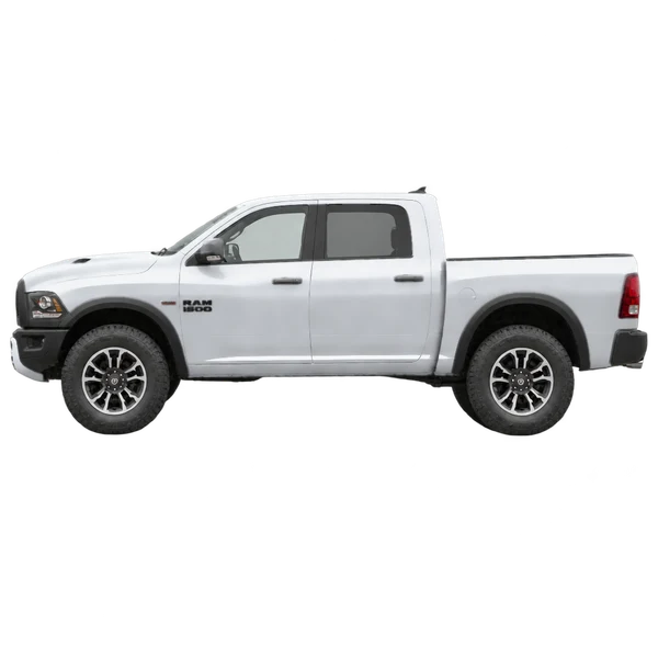 2016 Ram 1500 Rebel in Silber, Ansicht: Seite (nach links gerichtet)