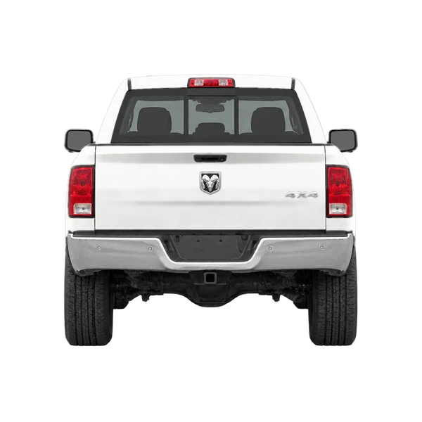 Ram 1500 2016 blanc, vue arrière