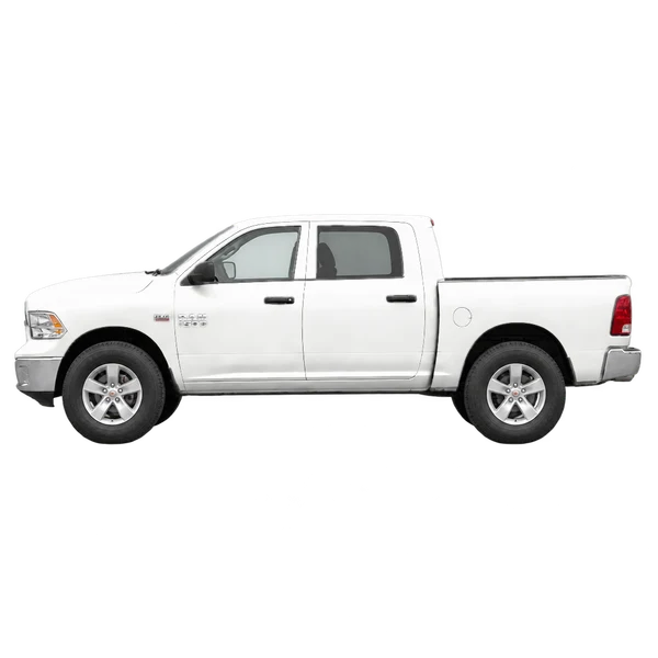 Ram 1500 2016 blanc, vue côté (vers la gauche)