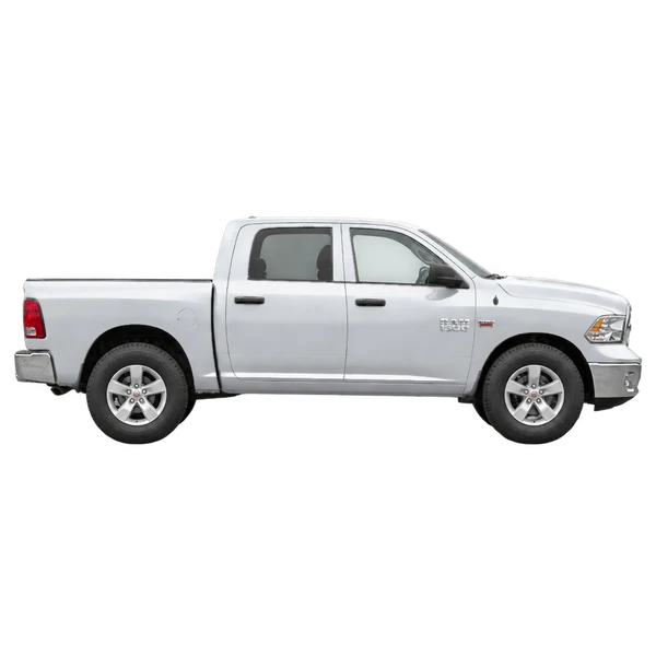 Ram 1500 2021 argent, vue profil (tourné vers la droite)
