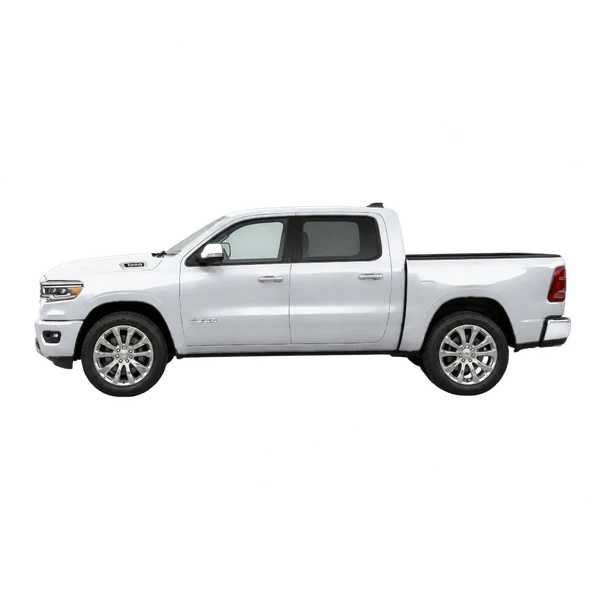 2026 Ram 1500 in Silber, Ansicht: Seite (nach links gerichtet)