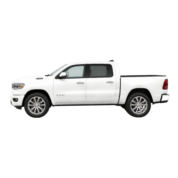 2026 Ram 1500 in weiß, Ansicht: Seite (nach links gerichtet)