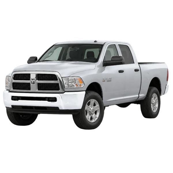 2011 Ram 2500 in Silber, Ansicht: Dreiviertelansicht vorne (nach links gerichtet)