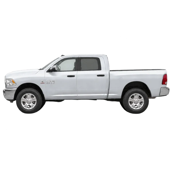 Ram 2500 2015 argent, vue côté (vers la gauche)