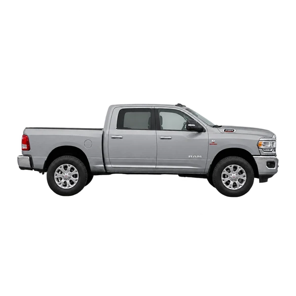 2024 Ram 2500 in Silber, Ansicht: Seite (nach rechts gewandt)