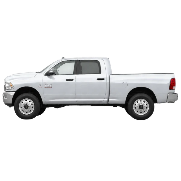 Ram 3500 2017 argent, vue côté (vers la gauche)
