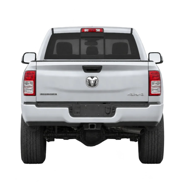 Ram 3500 2023 argent, vue arrière
