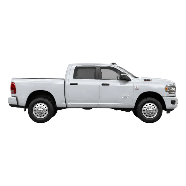 Ram 4500 2024 prata, vista lateral (voltada para a direita)