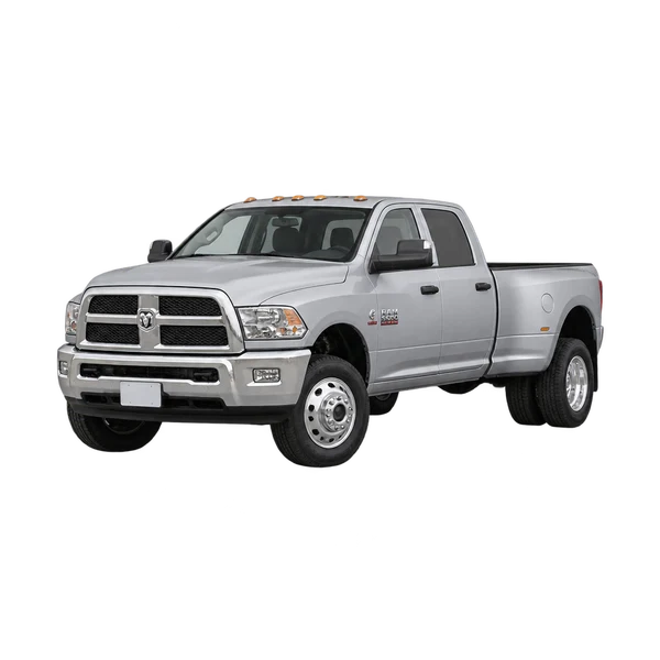 Ram 5500 2016 argent, vue trois-quarts avant (orienté vers la gauche)