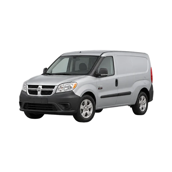 2015 Ram Cargo Van in Silber, Ansicht: Dreiviertelansicht vorne (nach links gerichtet)