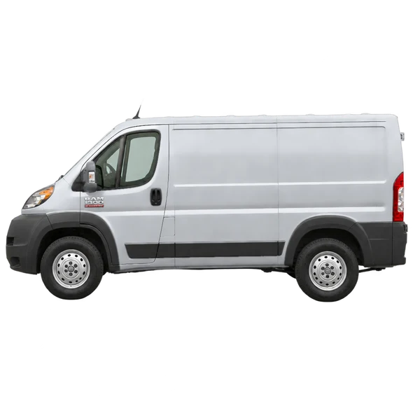 2015 Ram ProMaster 1500 in Silber, Ansicht: Seite (nach links gerichtet)