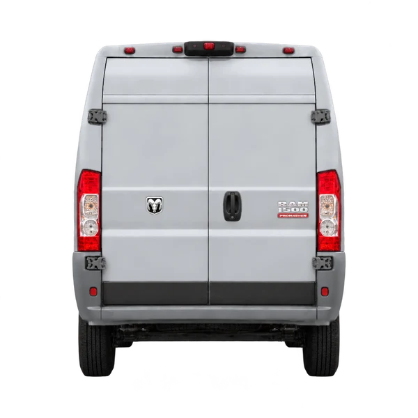 Ram ProMaster 1500 2026 argent, vue arrière