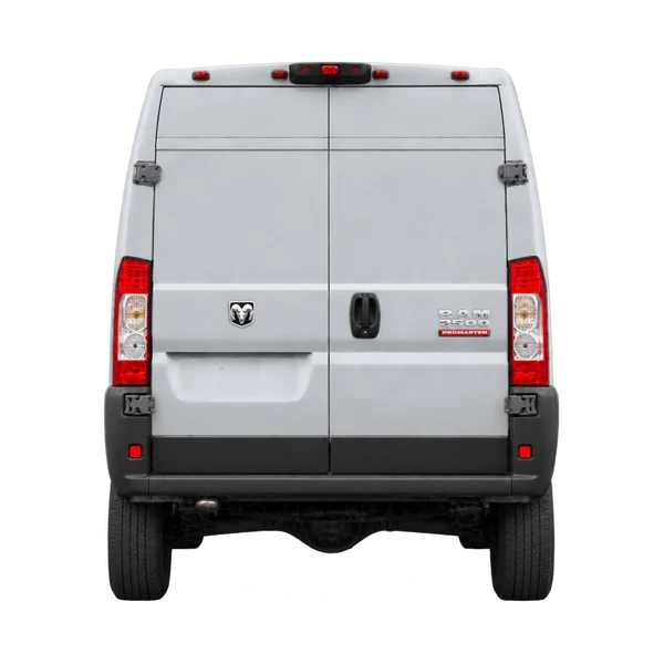Ram ProMaster 2500 2018 prata, vista traseira