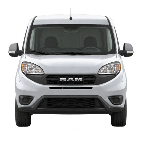 シルバーの2015 Ram Promaster City（正面ビュー）