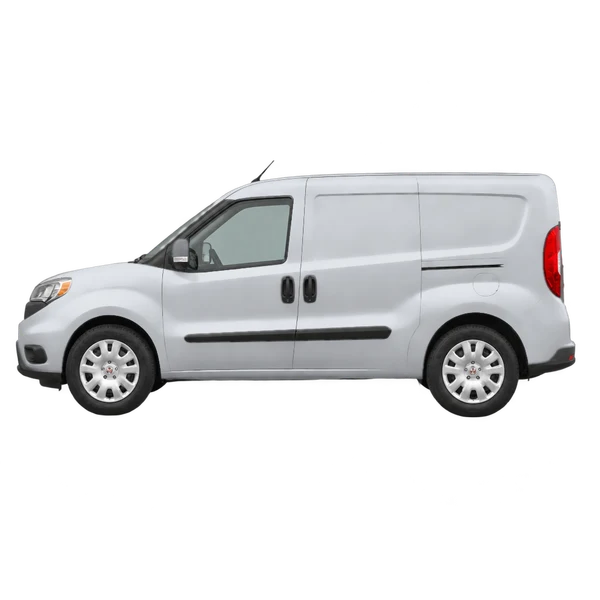 2019 Ram Promaster City in Silber, Ansicht: Seite (nach links gerichtet)