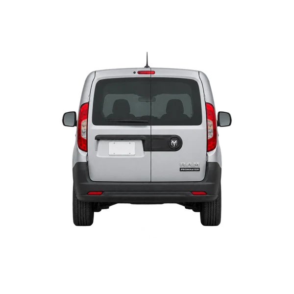 シルバーの2025 Ram Promaster City（リアビュー）