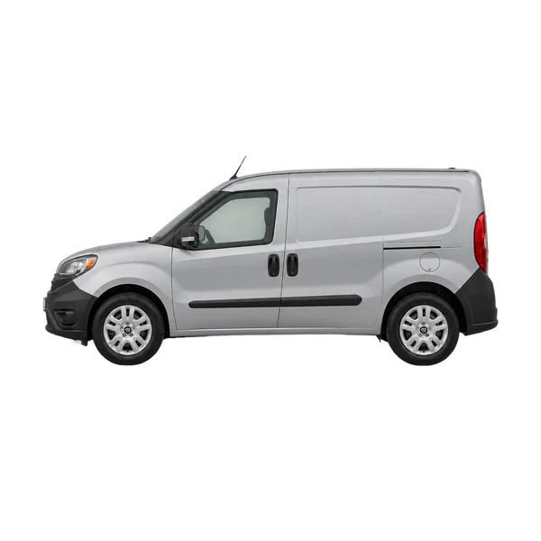 シルバーの2026 Ram Promaster City（側面（左向き）ビュー）