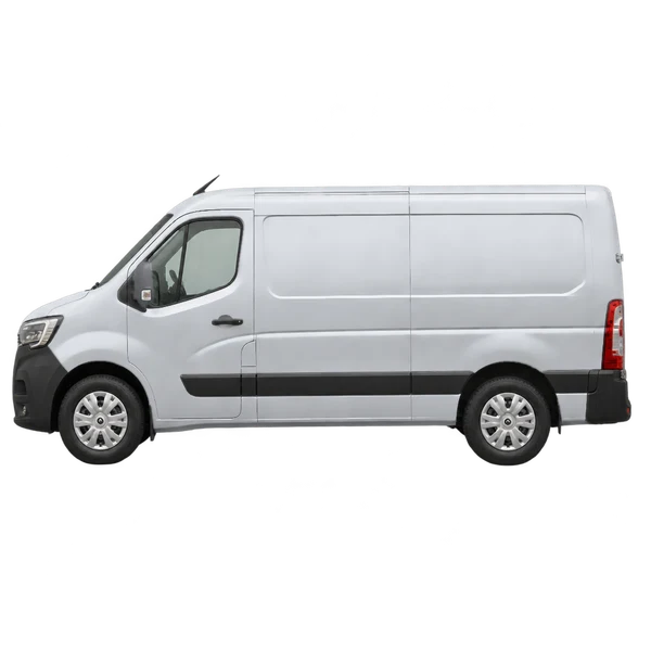 Renault Trucks Master 2024 argent, vue côté (vers la gauche)