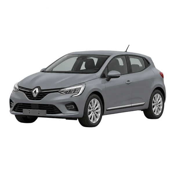2020 Renault Clio in grau, Ansicht: Dreiviertelansicht vorne (nach links gerichtet)