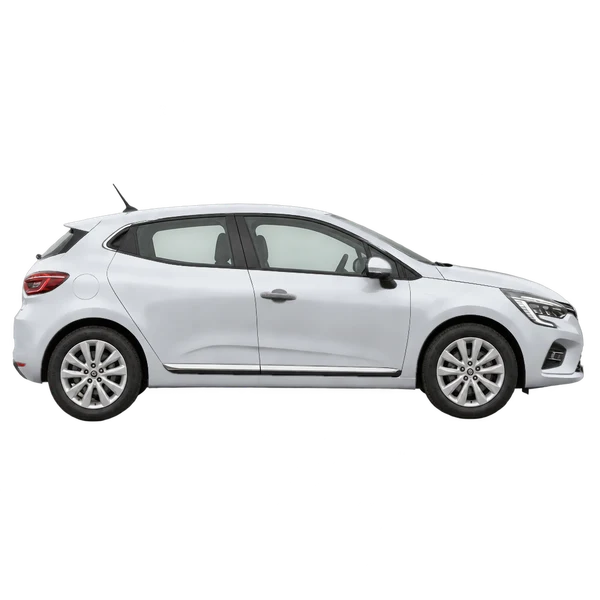 2020 Renault Clio in Silber, Ansicht: Seite (nach rechts gewandt)