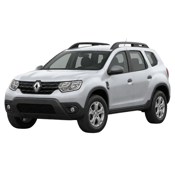 Renault Duster 2019 argent, vue trois-quarts avant (orienté vers la gauche)