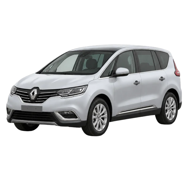 silver 2014 Renault Espace front three-quarter (facing left) view