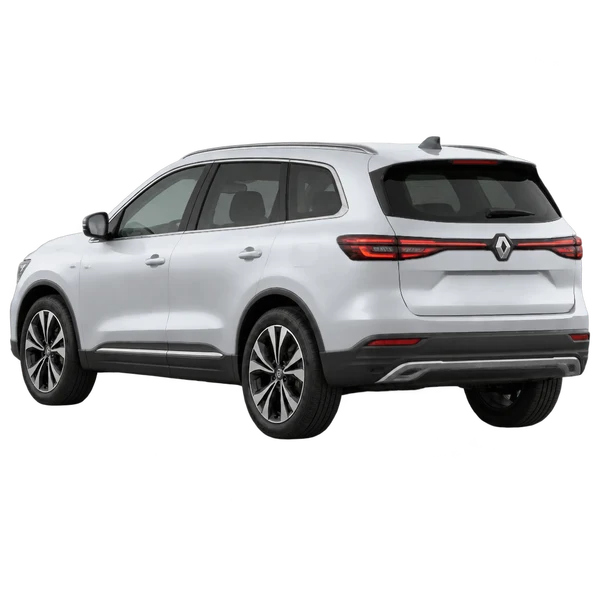 silver 2026 Renault Espace rear three-quarter (facing left) view