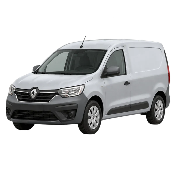 Renault Express 2022 argent, vue trois-quarts avant (orienté vers la gauche)