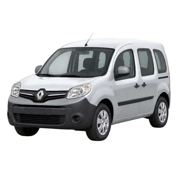 Renault Kangoo 2016 argent, vue trois-quarts avant (orienté vers la gauche)