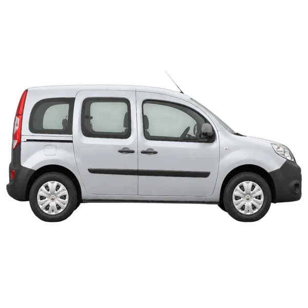 Renault Kangoo 2016 argent, vue profil (tourné vers la droite)