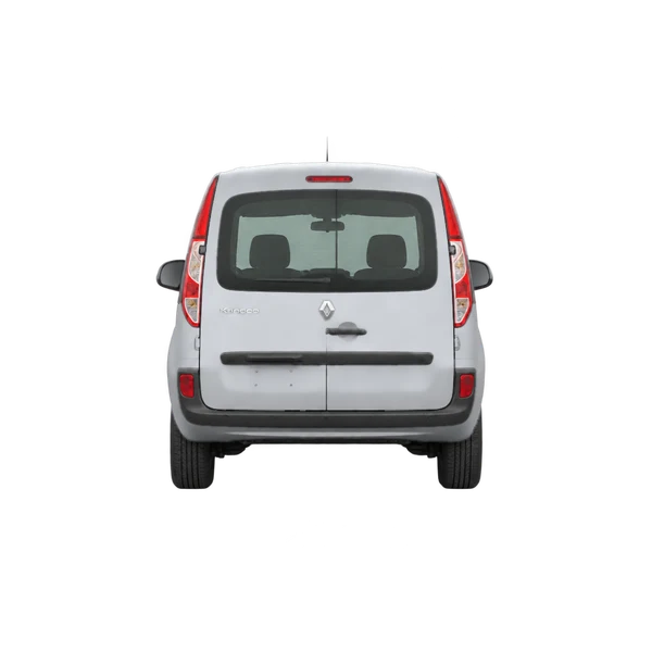 Renault Kangoo 2018 باللون فضي، منظر من الخلف