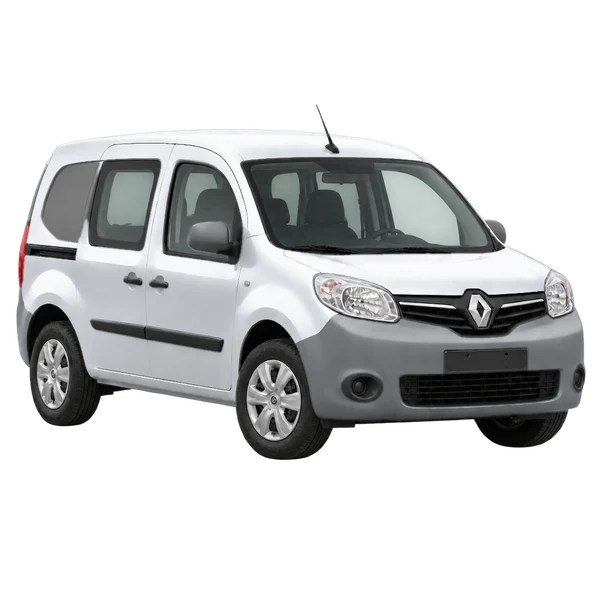 シルバーの2020 Renault Kangoo（フロントスリークォーター（右向き）ビュー）